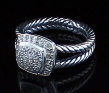 david yurman 7mm pave diamond albion ring