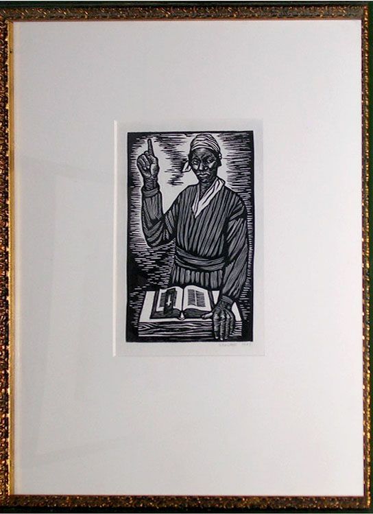 ELIZABETH CATLETT 1947 SOUJOURNER TRUTH, AFRICAN AMERICAN FULL DOCS ED 