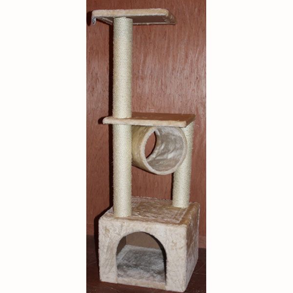Large Cat Tree Scratching Post Scratch Furniture Toy Tunnel House 