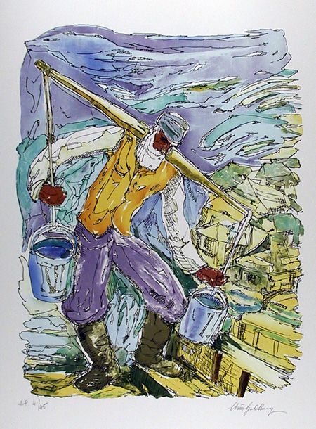 description description artist chaim goldberg title water carrier year 