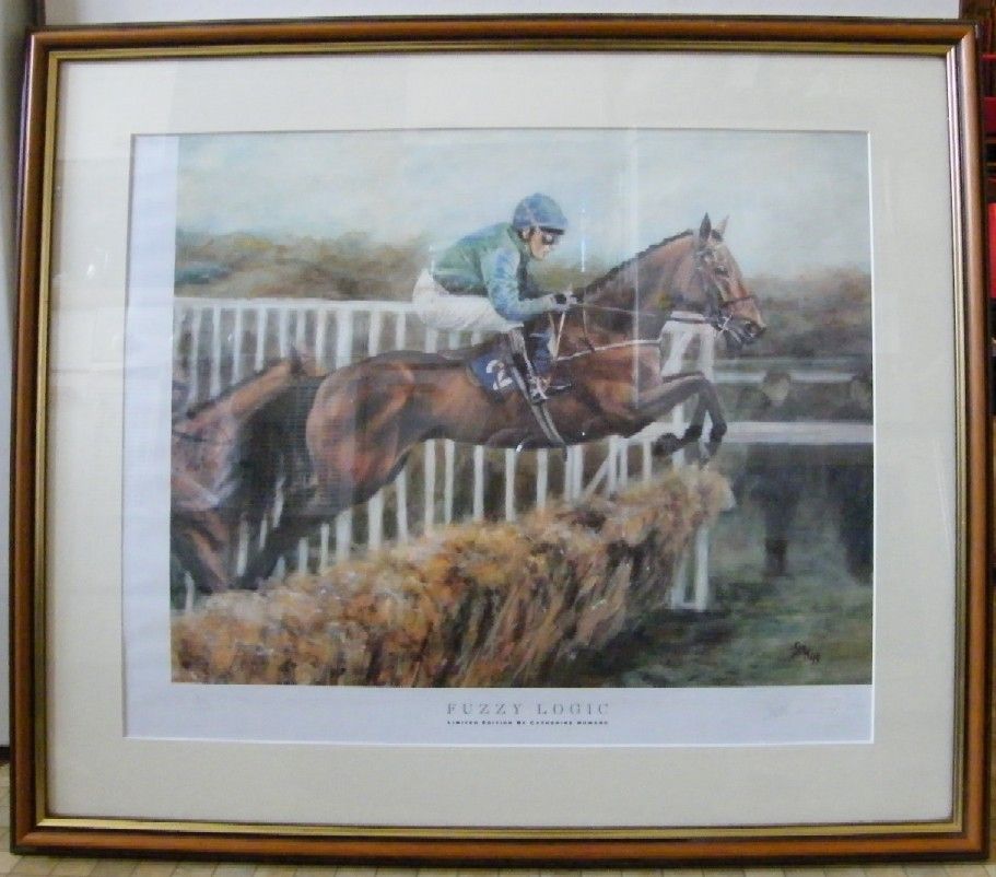 Fuzzy Logic Racehorse Signed Ed Catherine Howard