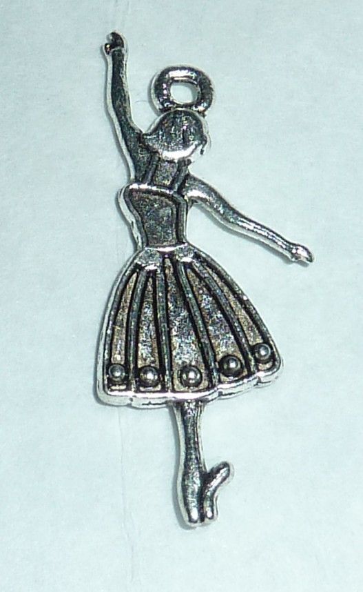 Ballet Dance Music Drama Charms Choose European or Clip on Styles 