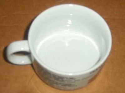 ORIGINAL TEXAS CHILE RECIPE LARGE SOUP COFFEE MUG