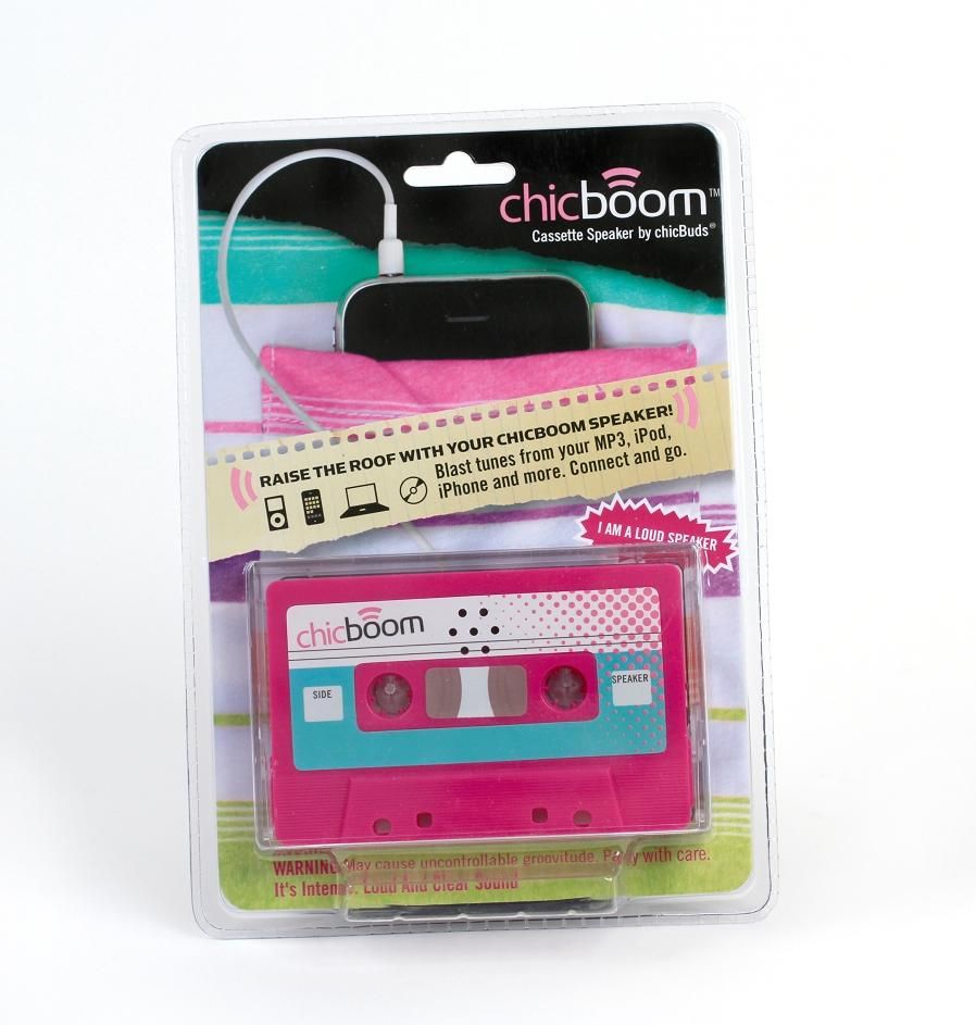 Chicboom Keychain  Speaker Zebra Crystals Chicbuds