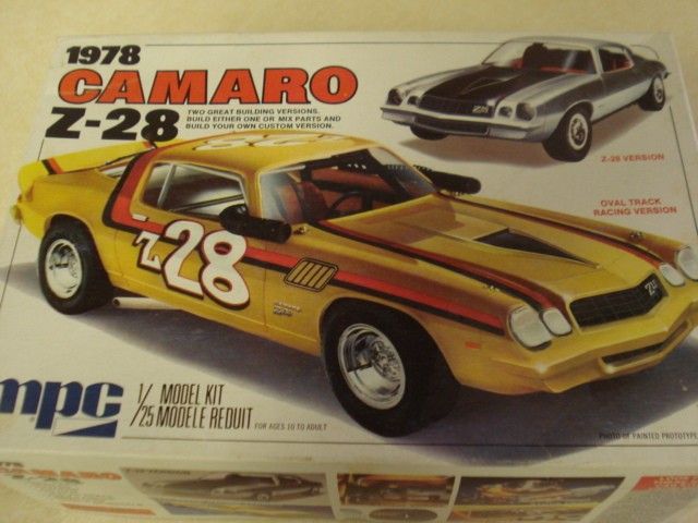 MPC 1978 Camaro Z 28 1 25th Scale Model Car Kit 30 Years Old
