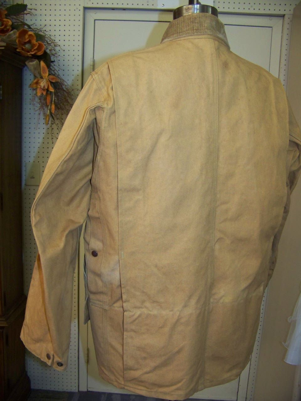 Vintage 50s 60s Duxbak Sportsmens Waterproof Hunting Fishing Coat 