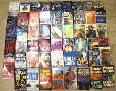  Thriller Huge Lot 100 PB Books Patterson Grisham Clancy Brown