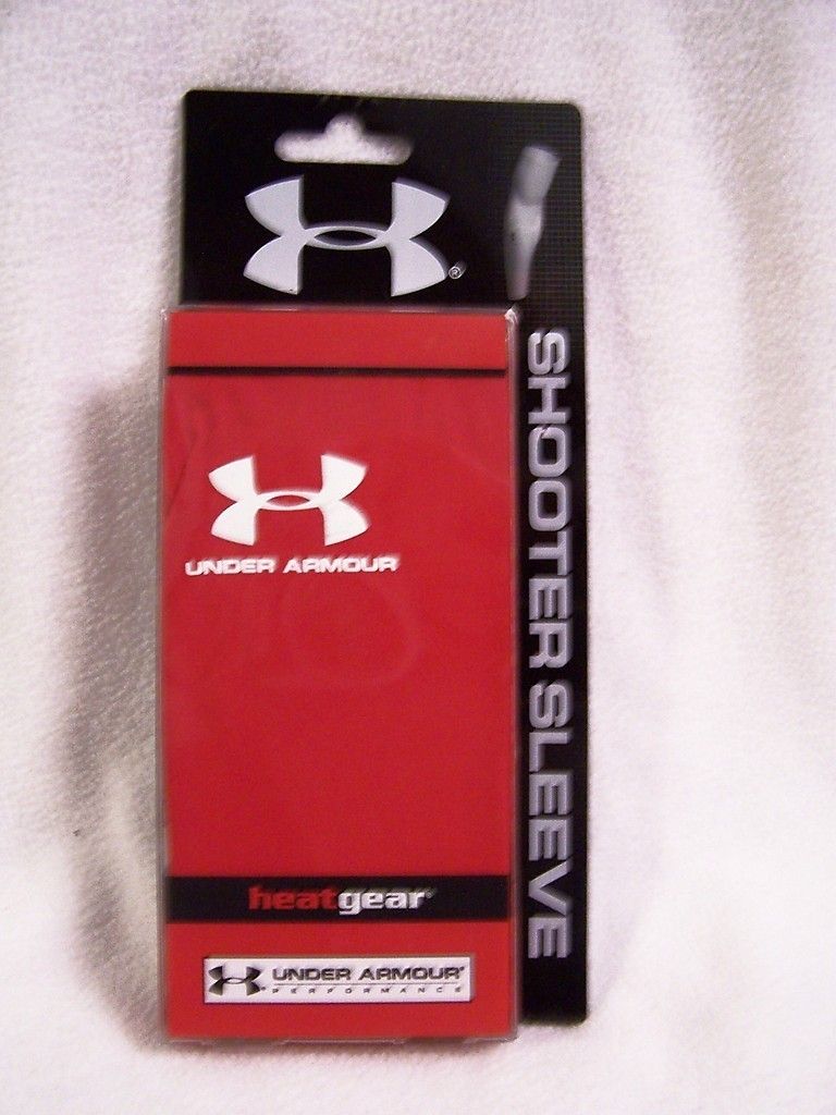 Under Armour Basketball HeatGear Red Shooter Sleeve New