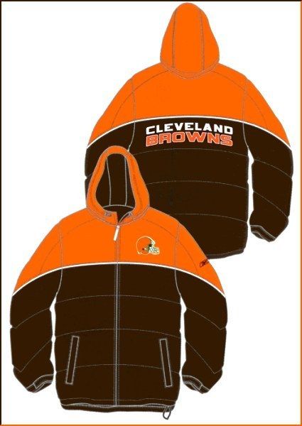 Cleveland Browns Reebok NFL Mens Heavyweight Jacket 5253A