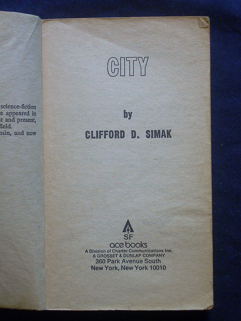  City by Clifford D Simak