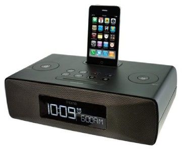 iHome iP87 Dual Alarm Clock Radio for iPhone/iPod with AM/FM Presets