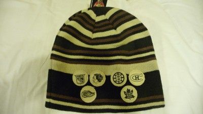 Boston Bruins Old Time Hockey Original 6 Winter Beanie Hat