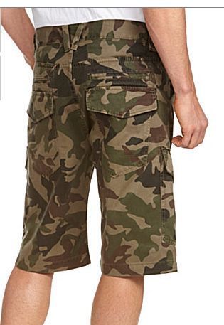 William Rast Claude Cargo Short Camoflauge