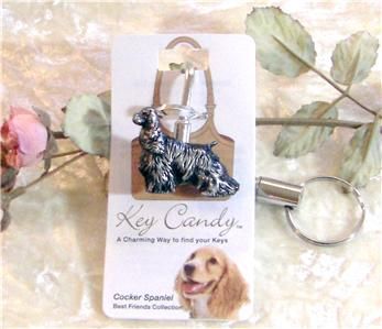 Cocker Spaniel Dog Best Friends Key Finder Purse Hook