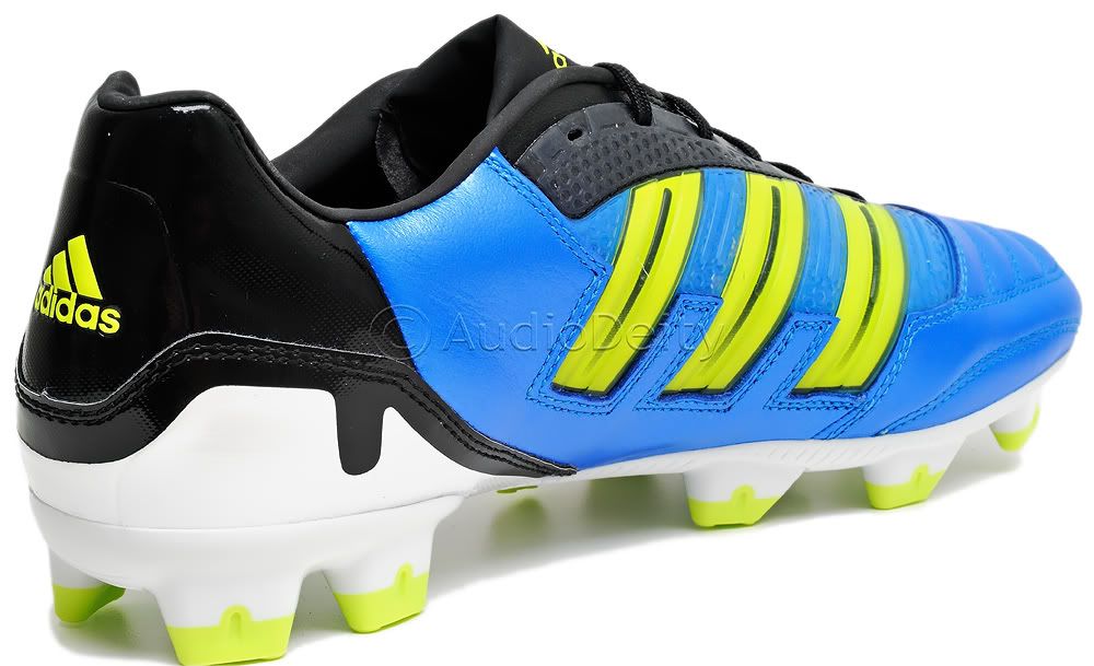  Adidas Predator Absolion TRX FG Mens Soccer Cleats, Blue/Black/Yellow