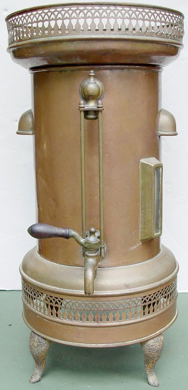 1900s Restaurant Copper Coffee Maker Tea Urn Samovar