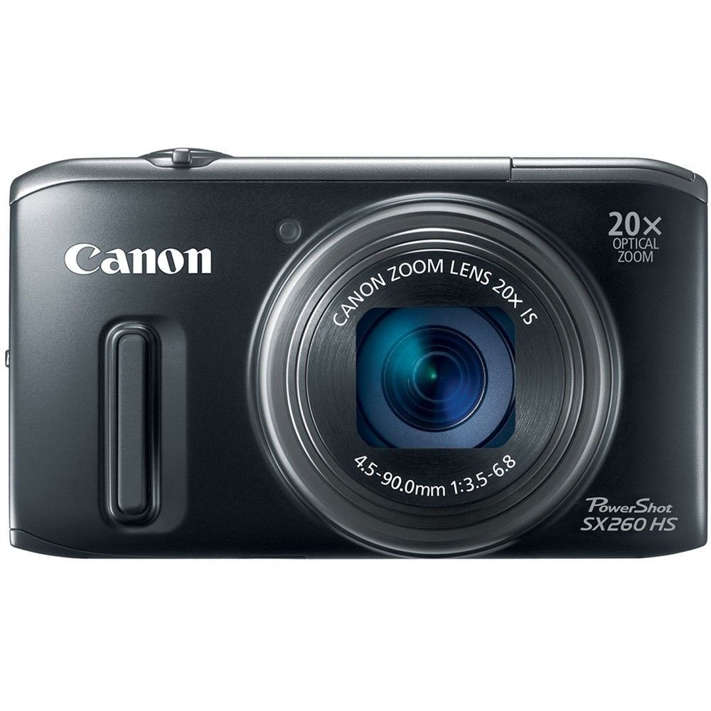  PowerShot SX260 HS 12 1 MP 10809 HD CMOS Digital Camera Black