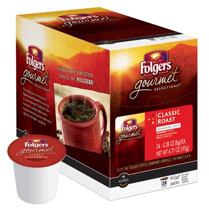  packs 96 ct 159 folgers gourmet selections classic roast coffee now