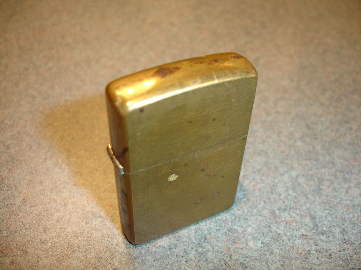 Collectible Brass ZIPPO Cigarette Lighter Made In USA Marlboro