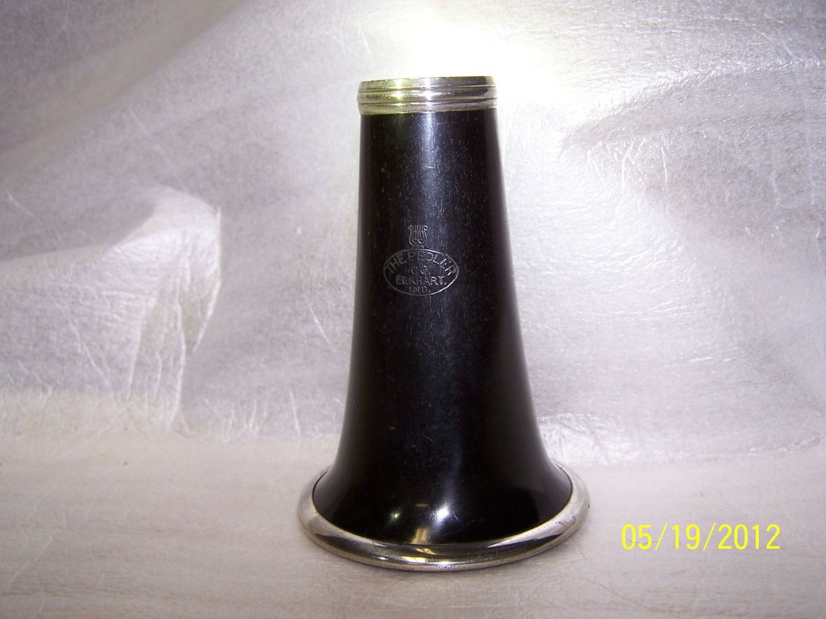 The Pedler Clarinet Bell Wood Very Nice No Cracks