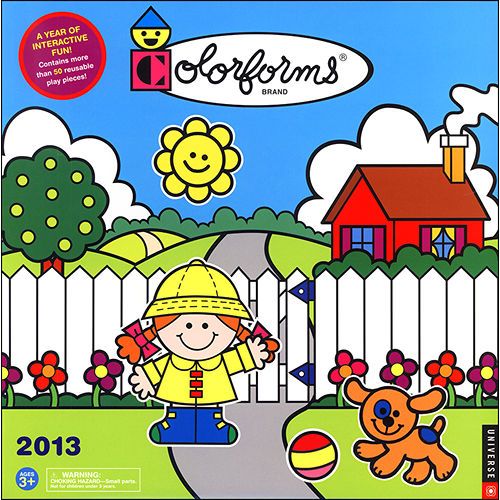 Colorforms 2013 Wall Calendar