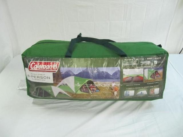 coleman evanston 8 screened tent 15 f x 12 f