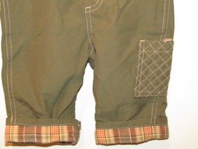  Boys 2 PC Fall Thanksgiving Scarecrow Overalls Set Size 3 6 M