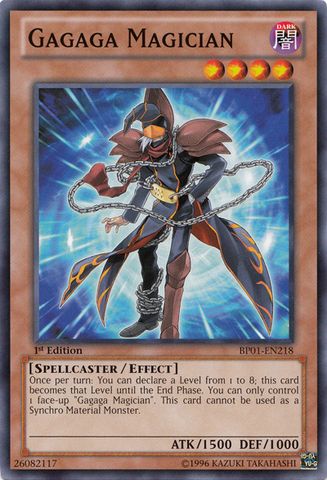 Gagaga Magician BP01 EN218 Common 1st Edition Near Mint, English