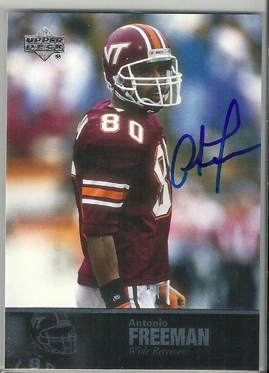 2011 College Football Legends Antonio Freeman Autograph