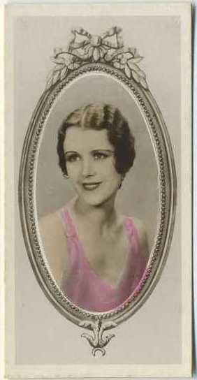 June Collyer Vintage 1934 Godfrey Phillips Movie Star Tobacco Card 35