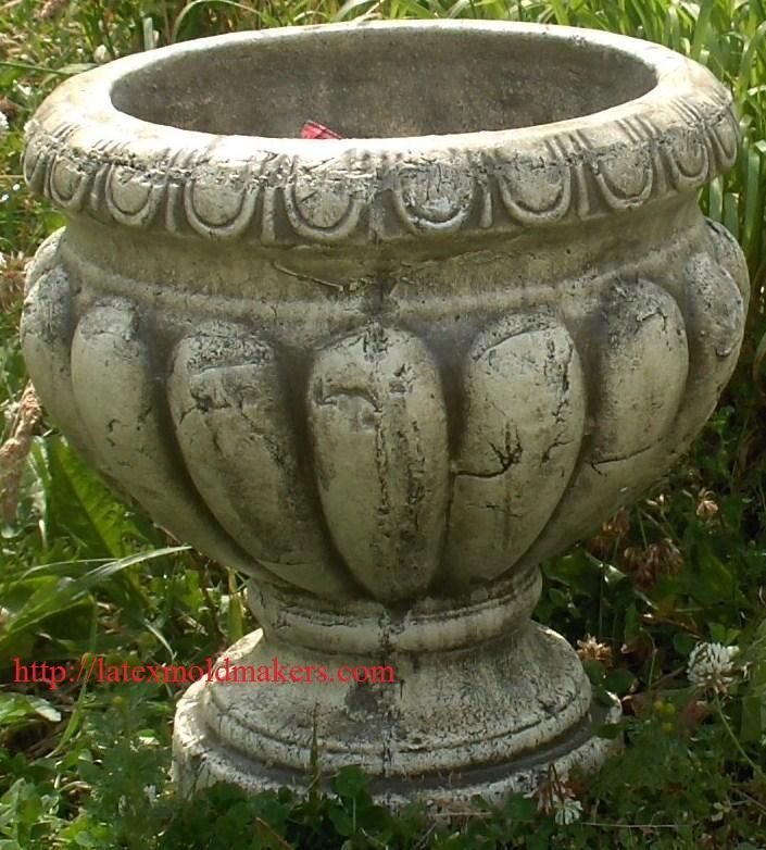 Concrete Latex Fiberglass Mold Planter Urn