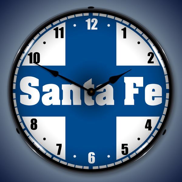 santa fe railroad best backlit clock on the market brightest