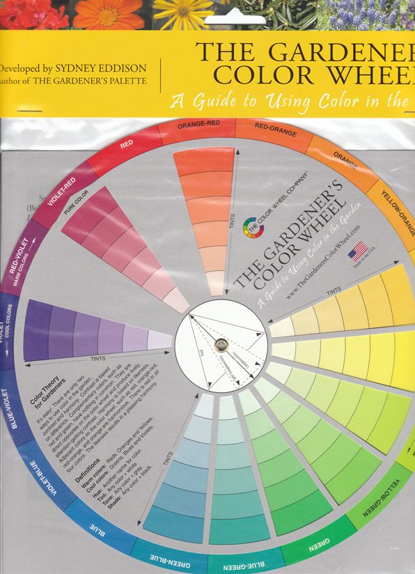 The Gardeners Color Wheel Plant Flower Gardening Guide