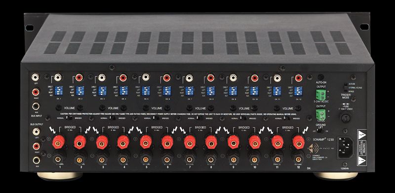 12 channel amplifier perfect for light commercial or distributed audio