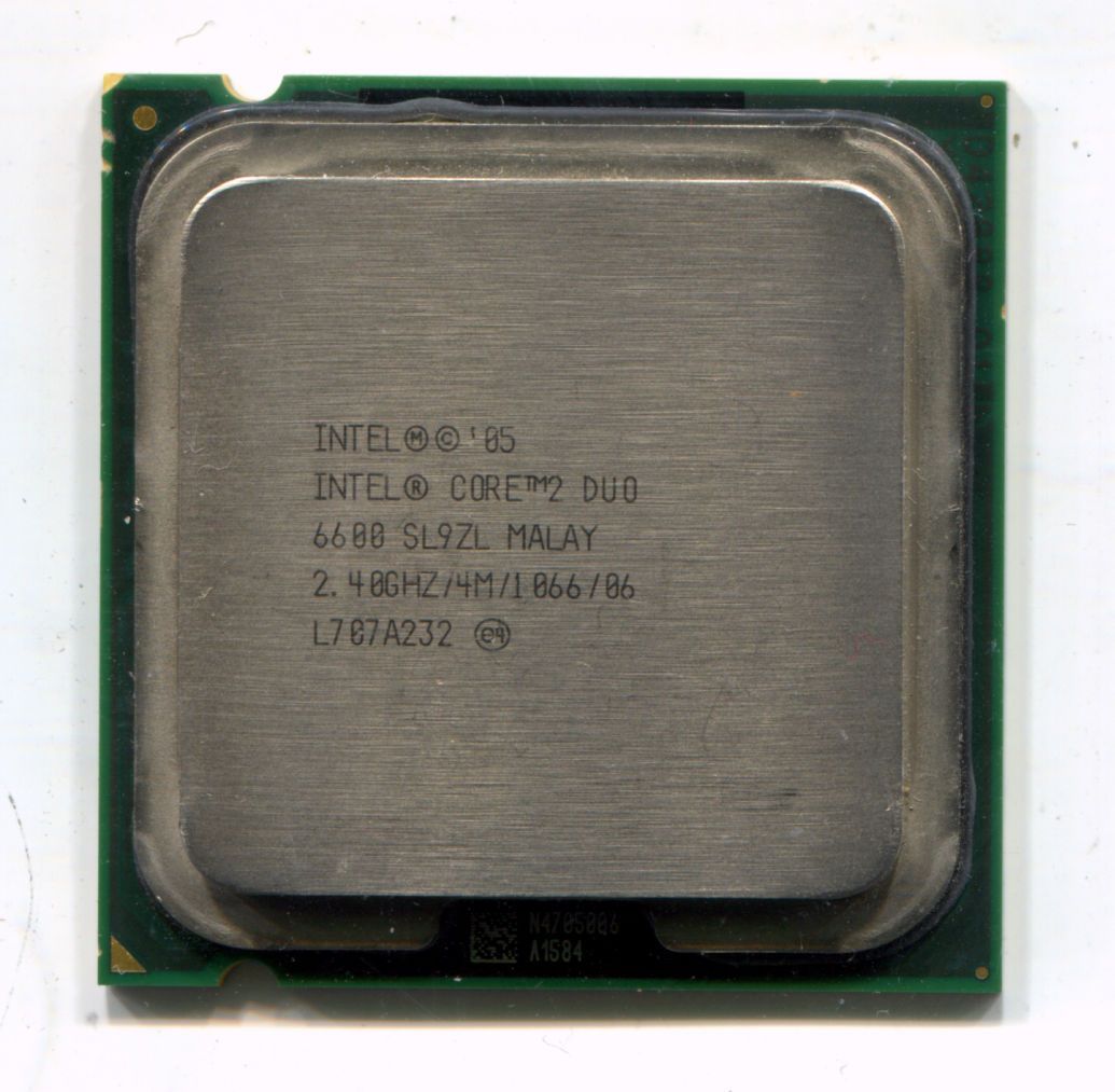 Intel Core 2 Duo E6600 CPU SL9ZL 2 4 GHz 4M 1066 C2D Conroe