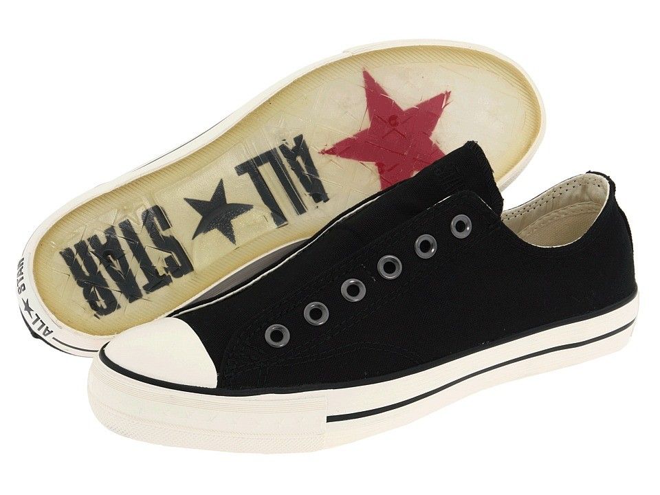 Converse by John Varvatos Chuck Taylor Slip on Black and Milk Slip on