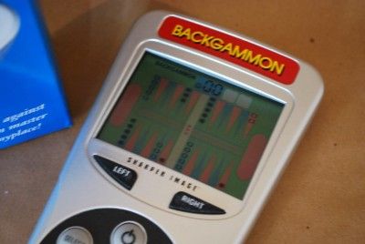  Image Handheld Travel Electronic LCD Computer Backgammon Game