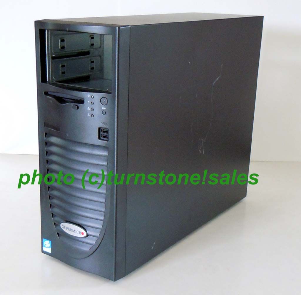 Supermicro Server Tower Computer Case with Fans Floppy