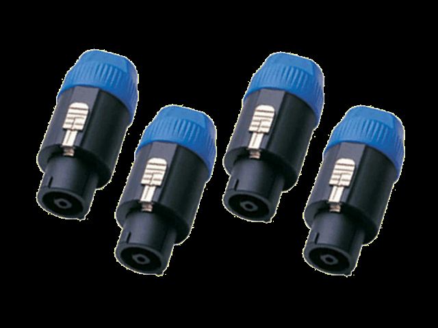  pole connectors with a metal clip perfect for your speaker cable