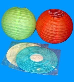 Chinese Japanese Paper Lantern Lamp 10 12 16 Colo