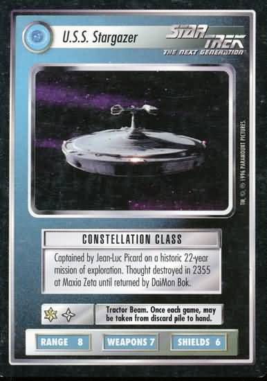 Stargazer Star Trek CCG Q Continuum Flat 99c Shipping per Order