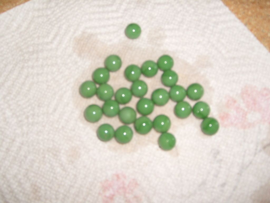 25 Old Green Marbles Estate Find