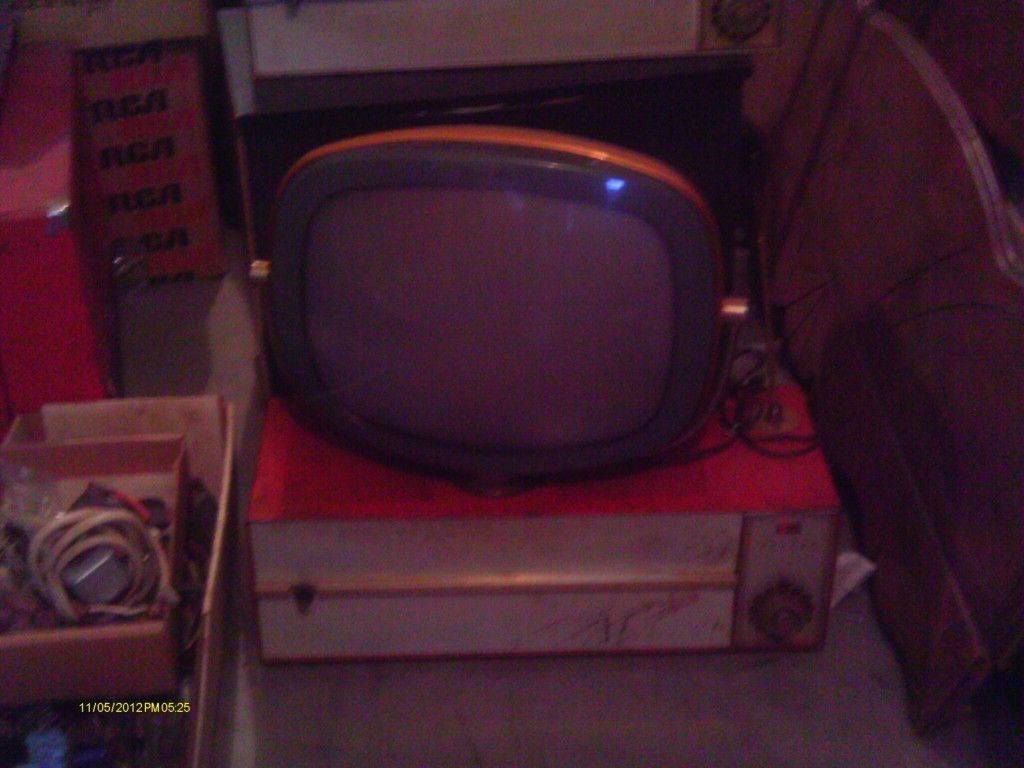  RARE Red Philco Predicta Television