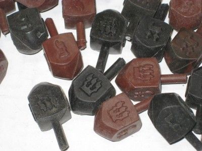 Dreidels Awesome Lot of 50 Dreydl Sevivons Vintage Old Hanukkah