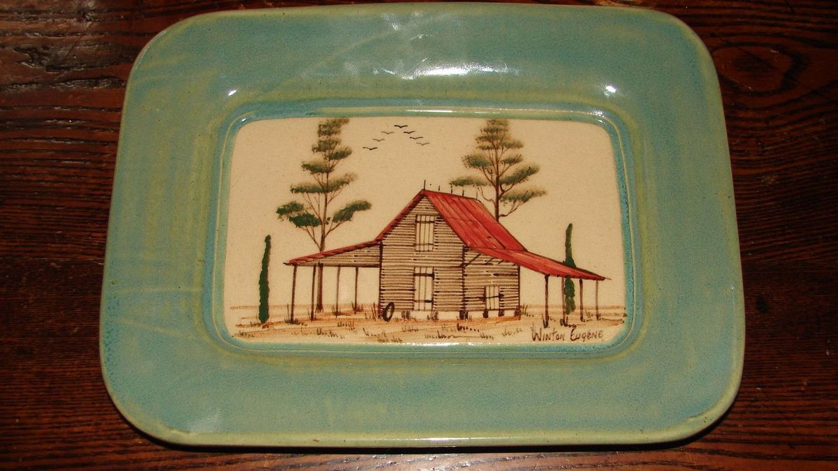 Beautiful Winton Rosa Eugene HP Platter Cowpens SC