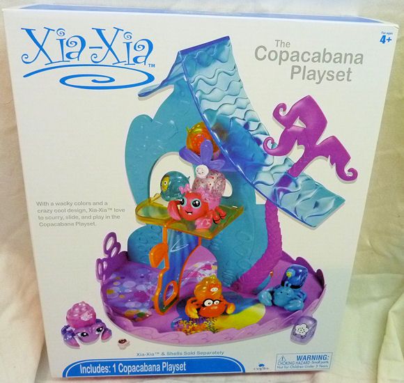  Xia Xia Hermit Crabs The Copacabana Play Set Habitat Brand New