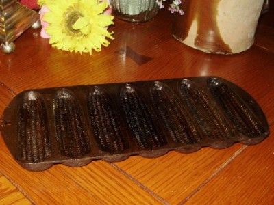 Vintage Cornbread Pan Individual Sticks Cast Iron Marked L