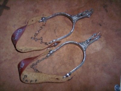  Childs Spurs w Leather Chaps Vest Size 4 Halloween Cowboy Girl