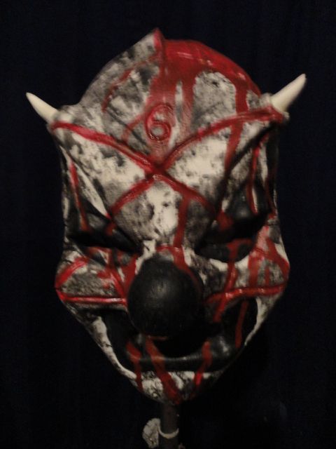 Slipknot Shaun Crahan Dead Clown Latex Mask w Resin Horns