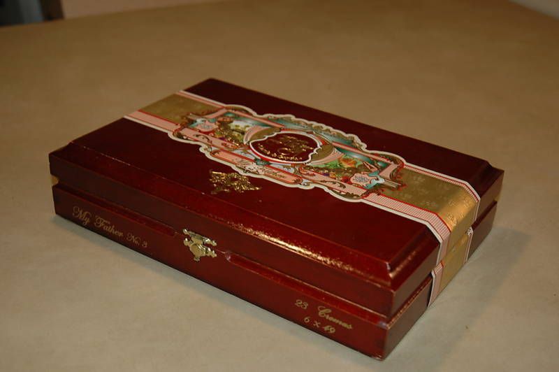 My Father No 3 Cremas Wooden Cigar Box